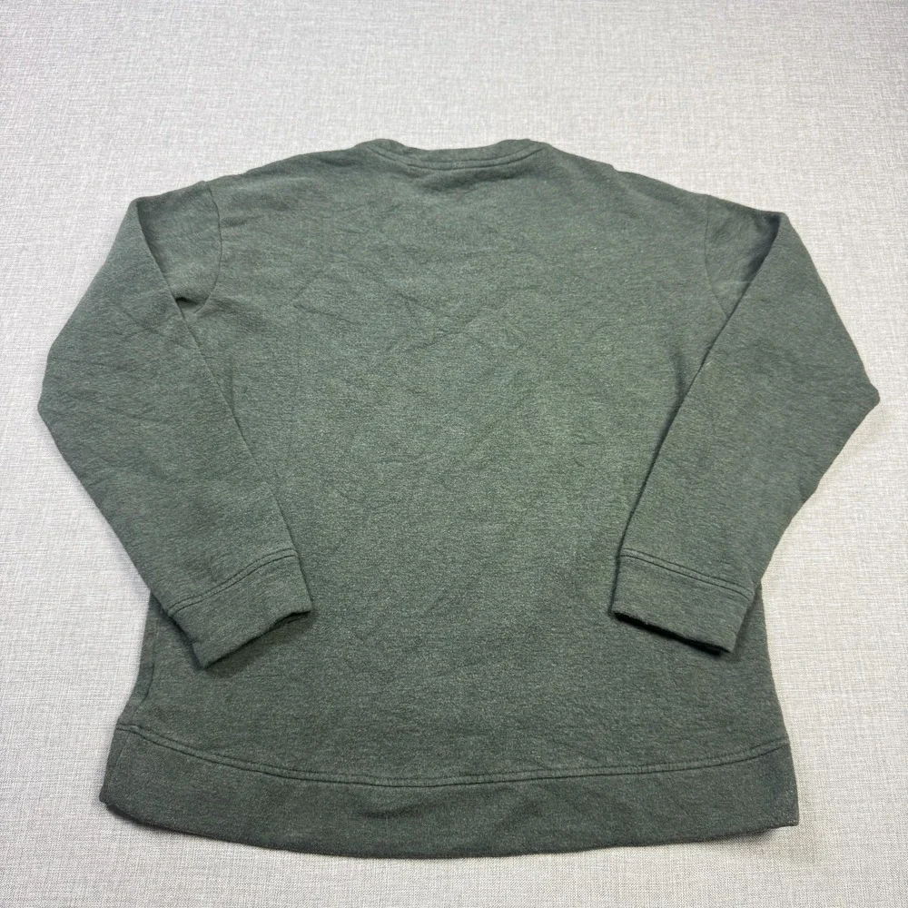 Orvis Sweatshirt Pullover Mens XS Green Crew Neck‎ Fleece Stretch Long Sleeve